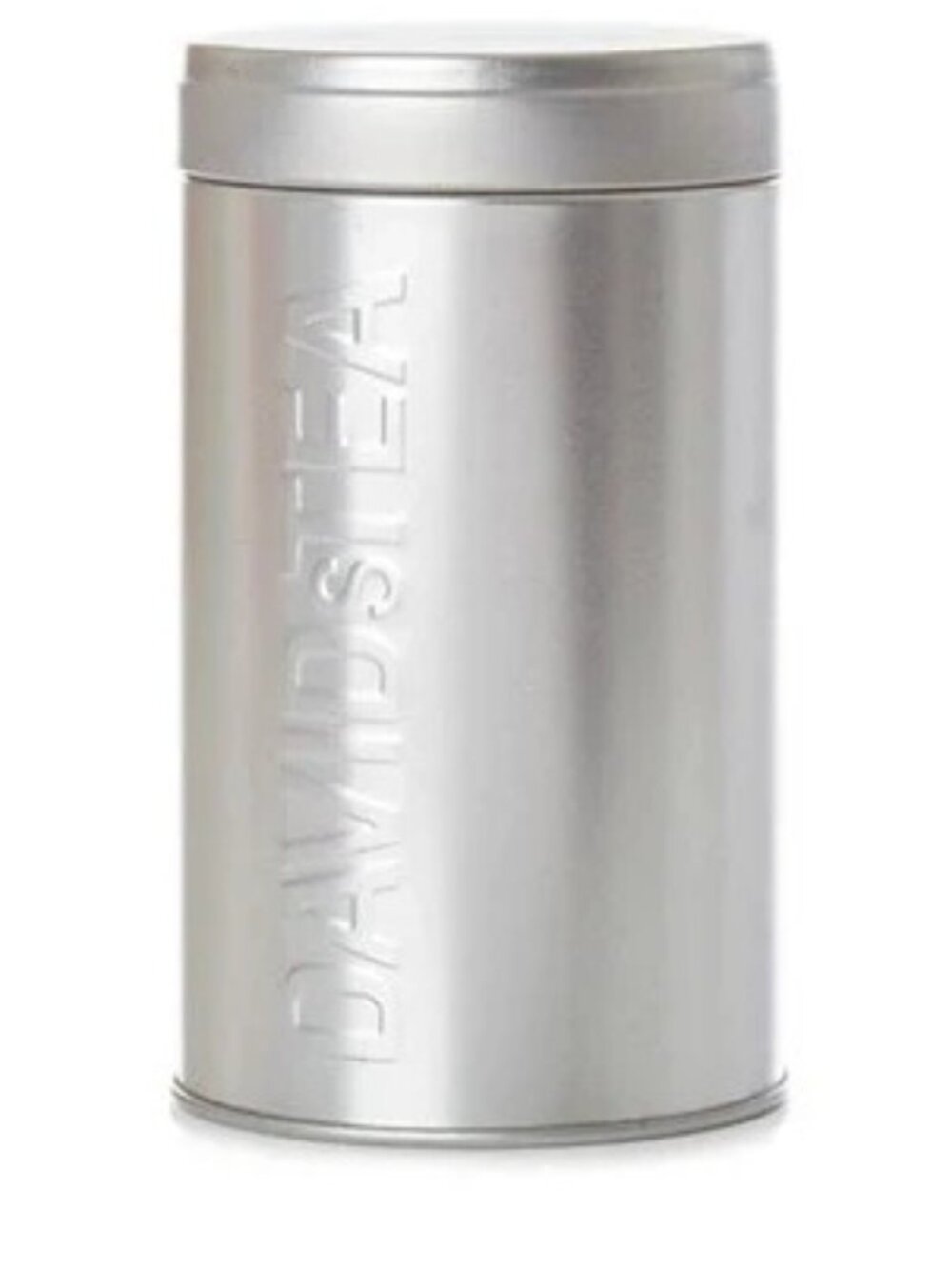 2X Iconic David's tea silver tin